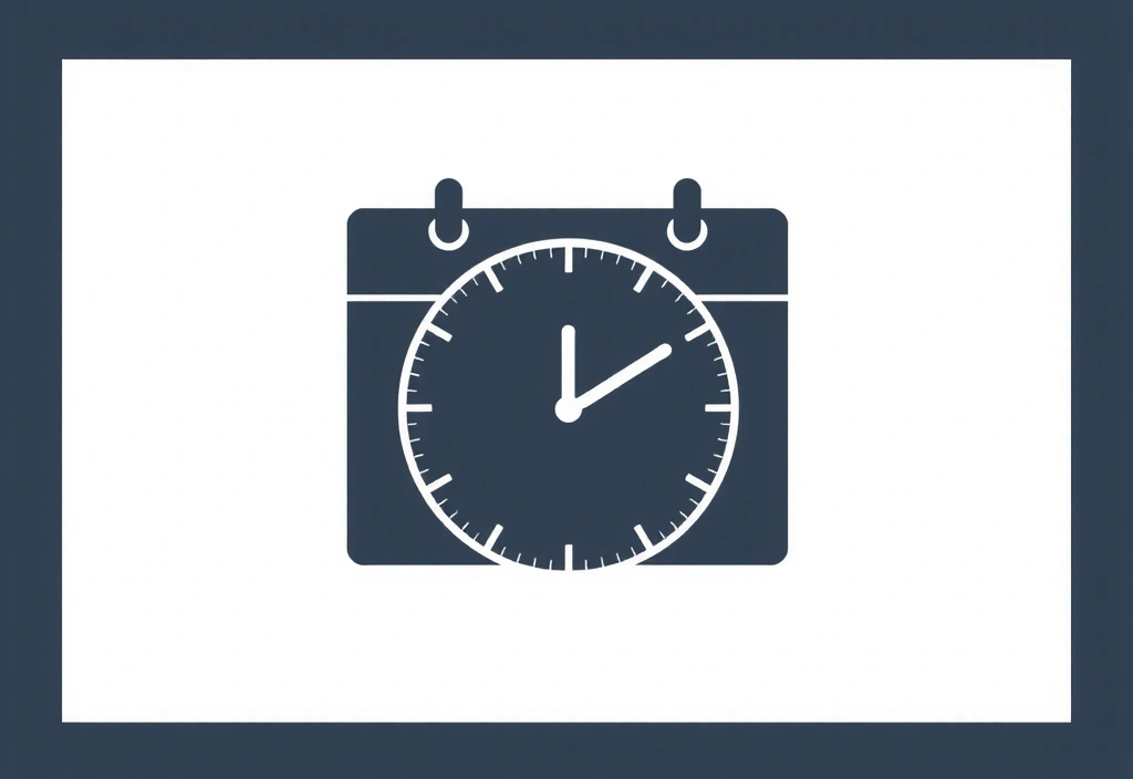 Calendario con un reloj superpuesto, simbolizando actualizaciones periódicas.